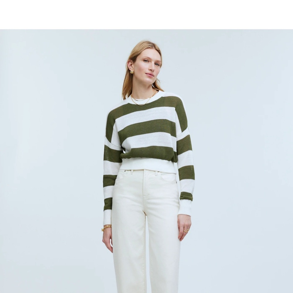 Madewell Loose-Knit Crewneck Sweater size medium